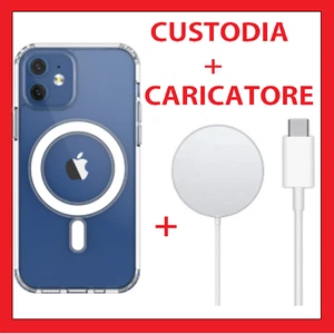 Cover Magsafe per IPhone 16 15 14 13 12 11 Caricatore Wireless STAND BY Custodia - Foto 1 di 34