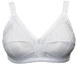Trifolium White Bra Everyday Total Support Non Wired No padding soft cup 3494 - Picture 1 of 1
