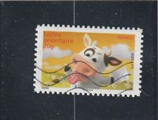 L5727 FRANCE timbre AUTOADHESIF N° 134 de 2007 " Vache humectant des t" oblitéré