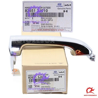 Manija de puerta exterior cromada GENUINA para Hyundai Veracruz 2007-2012 ✅826513J010✅ Foto 1 de 4