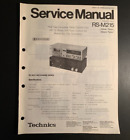 Technics RS-M215 - Magnetofon kasetowy ORYGINALNY Instrukcja serwisowa - 1981