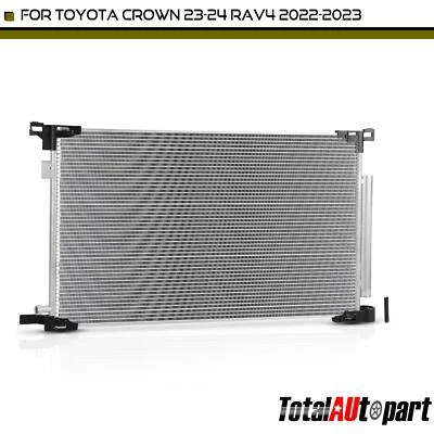 Condensador AC com secador receptor e suporte para Toyota RAV4 22-23 Venza XLE Crown - Imagem 1 de 4