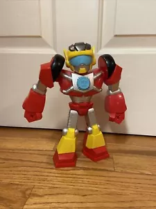 Playskool Heroes Transformers Rescue Bots Academy Hot Shot Kids Transformer - Picture 1 of 8