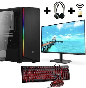 Gamer PC Komplett-Set AMD Ryzen 4600G Vega Grafik 16GB 1TB Win10 Prof. - Bild 1 von 1