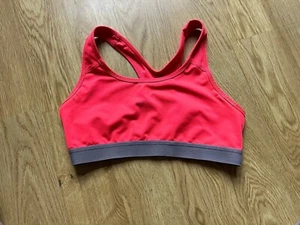 Nike Pink Coral Sports Bra SIZE M - Picture 1 of 3