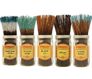 Wildberry Incense Best Relaxing Scents #1 Set: 20 Sticks of 5 Scents, 100 Total!
