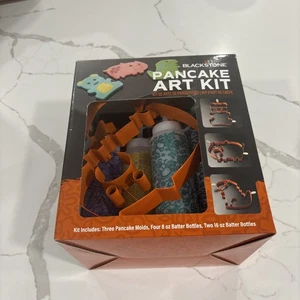 NEW In Box - Blackstone Griddle Pancake Art Kit with 3 Molds / 6 Bottles - Picture 1 of 11