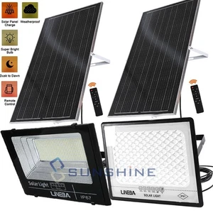 3000W 2000W Solar Light Outdoor LED Security Flood Light Dusk to Dawn Solar Lamp - Picture 1 of 51