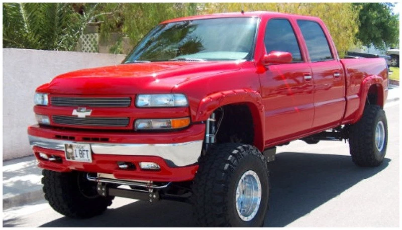 Уширители крыльев Bushwacker 40060-02 для 99-06 Chevy Silverado 1500 - черные - Изображение 1 из 4