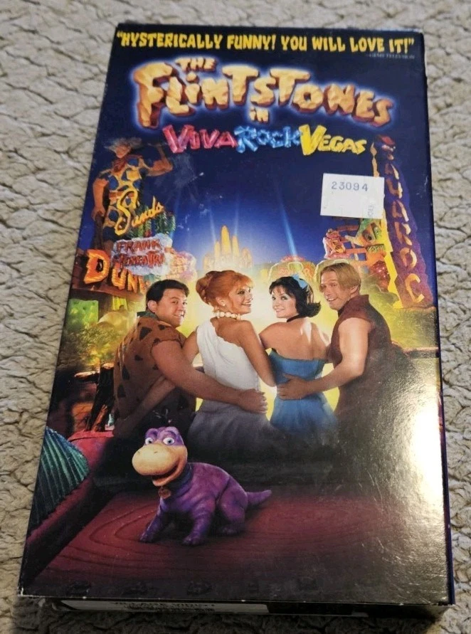 The Flintstones In Viva Rock Vegas 2000 VHS Tested Plays - Imagem 1 de 4