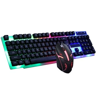 Usb Gaming Keyboard And Usb Mouse Combo Led Backlit Keyboard Firm Durable VA - Image 1 of 4