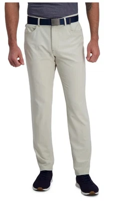 Брюки Haggar Active серия 5 карманов мужские комфортный пояс узкие плоские струны 32/29 - Изображение 1 из 4