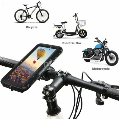 360° Motorbike Phone Holder Mount Waterproof - Rotation Phone Mount for Bicycle - Image 1 of 4