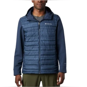 Columbia Herren Gr. Small Powder Lite™ Hybrid Jacke Collegiate Navy Kapuze - Bild 1 von 10