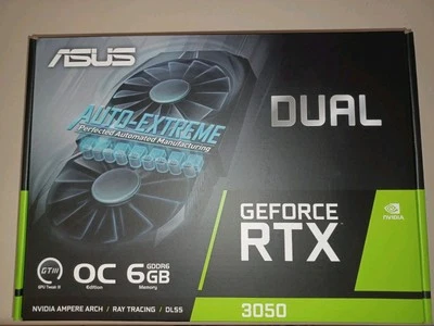 SCHEDA VIDEO ASUS RTX 3050 6 GB DUAL OC (90YV0K60-M0NA00) - Immagine 1 di 3