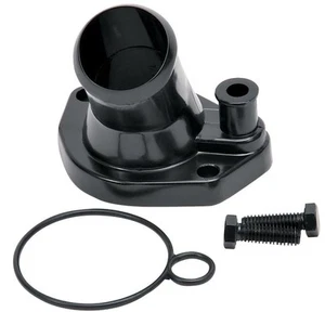 Edelbrock 48143 15 Degree Aluminum O-ring Water Neck Black - Picture 1 of 1