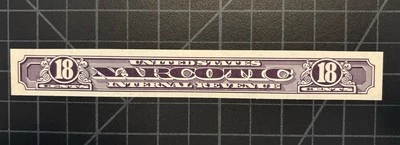 US Revenue - Narcotic - SC# RJA68A - MNH - Premium Item - SCV - $250.00 - Image 1 of 2