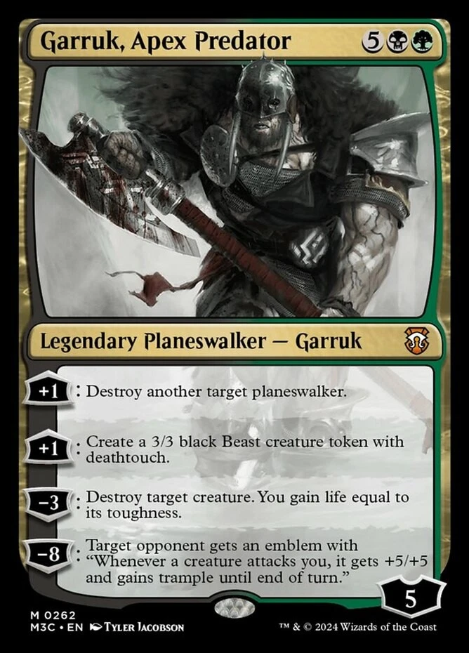 Garruk, Apex Predator - Commander: Modern Horizons 3 #0262 MTG Magic The Gatheri - Image 1 of 1