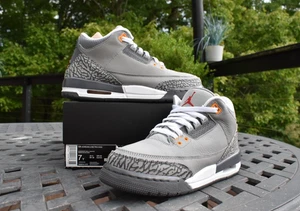 Nike Air Jordan 3 Retro GS 'Cool Grey' 2021 398614-012 Juvenil Talla 7Y - Imagen 1 de 10