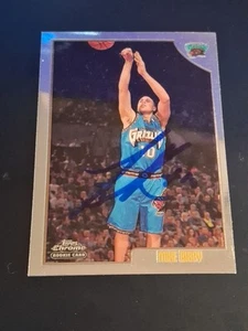 1998 99 Topps Chrome Mike Bibby RC AUTOGRAPH - Picture 1 of 6