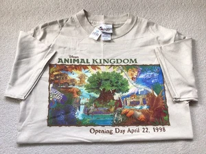 Vintage Disney Animal Kingdom T Shirt Opening Day 1998 NWT Size: Medium USA Park - Picture 1 of 8