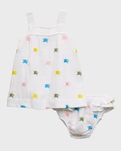 Burberry infant Girl's Bethan EKD Dress with Bloomers Sz 3 months - Picture 1 of 1