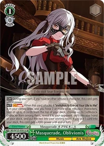 Weiss Schwarz MyGO!!!!! x Ave Mujica Masquerade, Oblivionis BD/W125-E001S SR - Picture 1 of 1