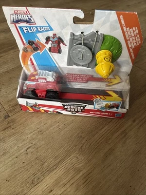 Transformers Flip Racers Heatwave Playskool Heroes Hasbro Brand New - Image 1 of 4