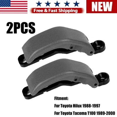 2PCS Gray Rear Quatar Window Latch Lock For Toyota For Hilux For Tacoma 89-2000 Foto 1 de 4