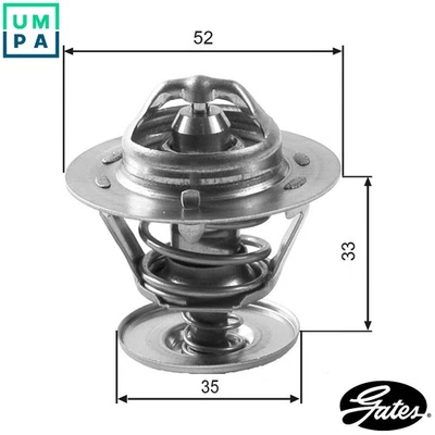 THERMOSTAT COOLANT TH12588G1 FOR FORD AUSTRALIA VW MAZDA LDV CONVOY/Van/Bus 2.0L - Image 1 of 4