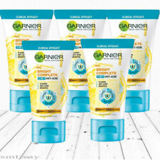 5X Garnier Bright Complete 3-in-1 Anti Acne Foam Facial Wash Deep Cleaning 90ml