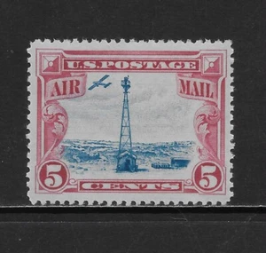 EE. UU. SCOTT C11 MNH FINE - 1928 5c COCHE Y CORREO AÉREO AZUL EMISIÓN - ROCKIES BEACON (B) - Imagen 1 de 1