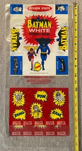 1966 ORIGINAL VINTAGE BATMAN & ROBIN NOS UNBENUTZT PLASTIK BROTBEUTEL RIDDLER 20X10" - Bild 1 von 7