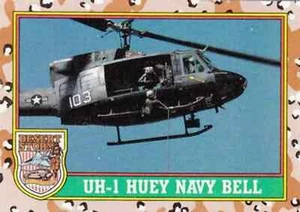 #13 UH-1 Huey Navy Bell - 1991 Topps Desert Storm - Picture 1 of 1