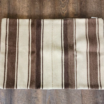 Funda de almohada lumbar tejida a mano Pottery Barn Tarim a rayas 20”x30” nueva con etiquetas Foto 1 de 4