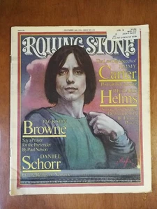 Vintage Rolling Stone December 16, 1976 Jackson Browne - Jimmy Carter 525 - Imagen 1 de 1