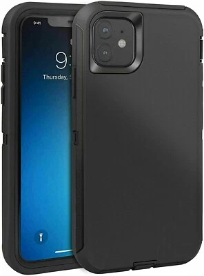 BUY_STUFFUK Heavy Duty Rugged Builders Shockproof Military Case For iPhone13 14 pro/max/plus