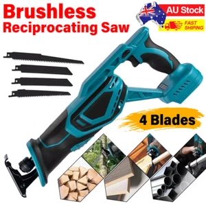 Brushless Cordless Reciprocating Saw Sabre Saw Blade Kit For Makita 18V Battery - Picture 1 of 11