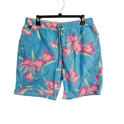 Tommy Hilfiger Azul Rosa Verde Floral Bañador Pantalones Cortos Grandes Foto 1 de 4
