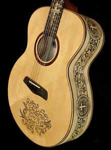 Blueberry Special Order Gr.Concert 12 String Guitar Faith  90 Day Delivery