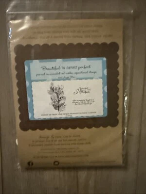 ¡Nuevo! Estampillas de goma de Unity Stamp Company hermosas nunca son perfectas Foto 1 de 2