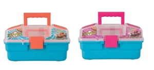 Shakespeare Cosmic Tackle Box Box mit Zubehör 27 Teile Angelbox Kleinteilbox - Picture 1 of 5