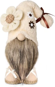 Upltowtme Farmhouse Gnomes Plush Spring Boho Swedish Tomte Gnomes Decorations fo - Picture 1 of 12