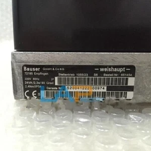 NUEVO 1055/23 S6 2.4Nm Weishaupt Servomotor Amortiguador Actuadores Para Quemador 220V - Imagen 1 de 3