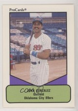 1990 ProCards AAA Future Stars Juan Gonzalez #690 Rookie RC