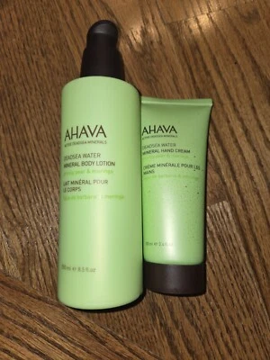 Ahava Deadsea Water Mineral Body Lotion 250ml/8.5fl.oz Hand Cream 100ml/3.4fl.oz - Image 1 of 4