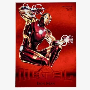 Iron Man 2024 Marvel Metal Universe Avengers #R-18 Retro Rot PMG /100 Q1887 🔴 - Bild 1 von 4
