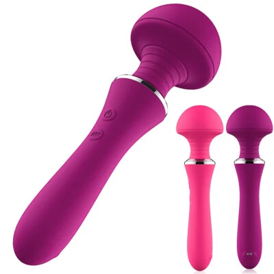 Masajeador de mano varita vibratoria de 12 velocidades terapia de cuerpo completo motor regalos Foto 1 de 4