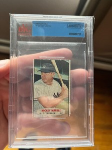 1965 Bazooka 1 Mickey Mantle bvg authentic