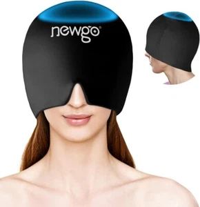Migraine Headache Relief Cap, Hot Cold Therapy Headache Cap with Top Coverage - Picture 1 of 12